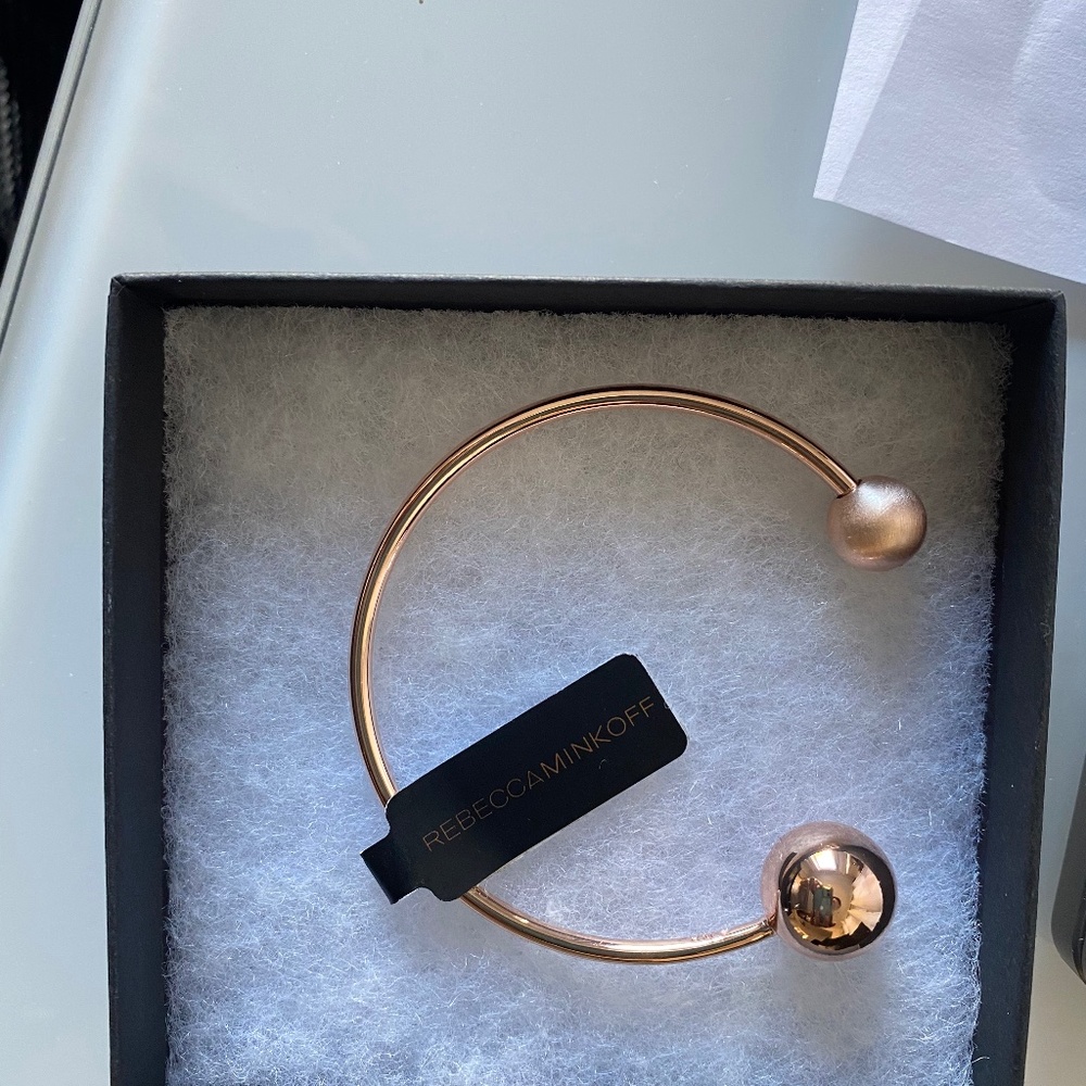 Rebecca Minkoff rose gold bracelet